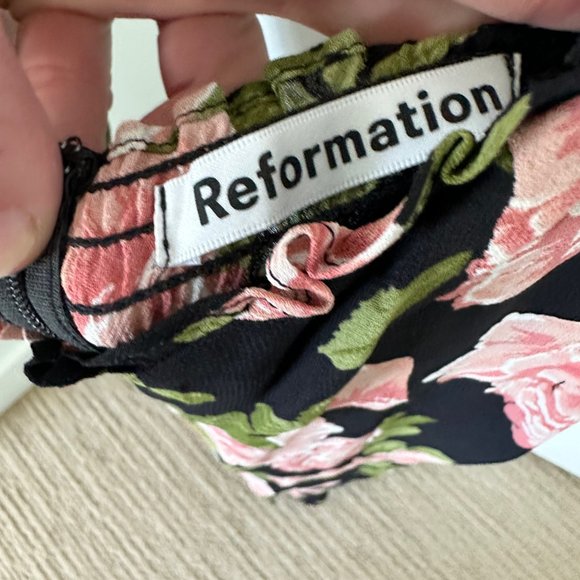 Reformation Christine Mini Dress in Rosalia - Size 2 - Picture 6 of 6